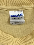 GILDAN T SHIRT VINTAGE 2009 STANLEY CUP CHAMPIONS ΚΙΤΡΙΝΟ UNISEX MEDIUM preowned