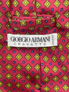 GIORGIO ARMANI CRAVATTA CLASSICA BORDEAUX UOMO PRE OWNED