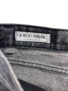 Giorgio Armani Junior Denim Pants Vintage Logo Grey Women’s XS