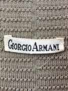 GIORGIO ARMANI ΠΛΕΚΤΗ ΓΡΑΒΑΤΑ MINIMAL ΛΑΔΙ ΑΝΤΡΙΚΟ PRE OWNED