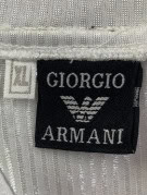 GIORGIO ARMANI T SHIRT MINIMAL BIANCA UOMO PRE OWNED XL