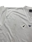 GIORGIO ARMANI T SHIRT MINIMAL BIANCA UOMO PRE OWNED XL