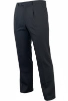 GIORGIO ARMANI TAILORED TROUSERS CLASSIC BLACK MENS PRE OWNED L