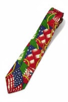 GIOVANNA LANCINI TIE GRAPHIC MULTICOLOR MEN PRE OWNED