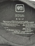 GM T SHIRT GRAPHIC RETRO ΜΑΥΡΟ UNISEX PRE OWNED S
