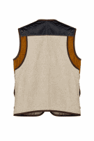 1980s GOGO WORKWEAR VEST BROWN MENS PRE OWNED L