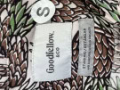 GOODFELLOW CO CAMICIA TROPICAL RETRO BEIGE UOMO PRE OWNED S