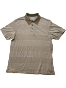 Grand Slam Polo Shirt Μπεζ Ριγέ Classic Fit Unisex