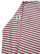 GUCCI CREWNECK SWEATSHIRT STRIPED WHITE RED MENS PRE OWNED M