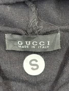 GUCCI HOODIE GRAPHIC BLACK UNISEX PRE OWNED S