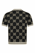 GUCCI POLO MONOGRAM NERO UOMO PRE OWNED M