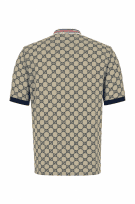 GUCCI 2019 POLO SHIRT LOGO BEIGE UOMO PRE OWNED L