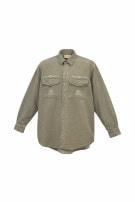GUCCI ΠΟΥΚΑΜΙΣΟ ΚΕΝΤΗΜΕΝΟ WASHED OLIVE ΑΝΤΡΙΚΟ PRE OWNED L