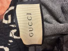 GUCCI SHORTS MONOGRAM BLACK UNISEX PRE OWNED M