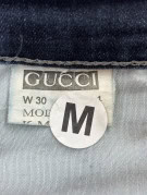 GUCCI ΤΖΙΝ ΠΑΝΤΕΛΟΝΙ SLIM FIT ΣΚΟΥΡΟ ΜΠΛΕ ΓΥΝΑΙΚΕΙΟ PRE OWNED