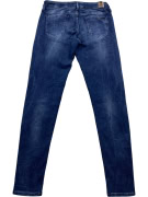 Guess Beverly Jeans Skinny Casual con Logo Blu da Donna XS