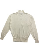 GUESS Off-White Long Sleeve Knit Polo Men’s XL