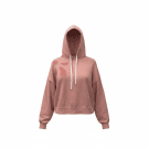 Guess Φούτερ Hoodie Casual Logo Ροζ Γυναικείο M