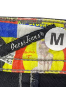 GUESS JEANS JEANS BOOTCUT Y2K NERO DONNA PRE OWNED M