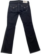 GUESS JEANS JEANS BOOTCUT Y2K NERO DONNA PRE OWNED M