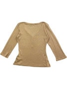 GUESS ΜΠΛΟΥΖΑ HENLEY MINIMAL ΜΠΕΖ ΓΥΝΑΙΚΕΙΟ PRE OWNED S