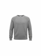 GUESS CHUNKY KNIT SWEATER ORIGINAL DESIGN LIGHT GREY MEN'S L
