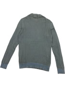 Guess Πλεκτό Πουλόβερ Casual Minimal Λογότυπο Γκρι-Μπλε Ανδρικό L