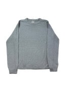 GUESS ΠΛΕΚΤΟ ΠΟΥΛΟΒΕΡ MINIMAL ΑΝΟΙΧΤΟ ΓΚΡΙ UNISEX PRE OWNED L