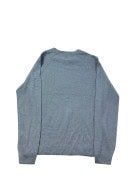 GUESS ΠΛΕΚΤΟ ΠΟΥΛΟΒΕΡ MINIMAL ΑΝΟΙΧΤΟ ΓΚΡΙ UNISEX PRE OWNED L