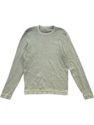 GUESS CREWNECK SWEATER MINIMAL LIGHT GREEN MENS PRE OWNED L