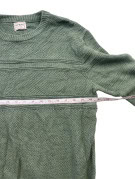 GUESS KNIT SWEATER MINIMAL OLIVE MENS PRE OWNED M