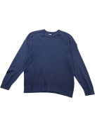GUESS KNIT SWEATER MINIMAL NAVY MEN PRE OWNED XL