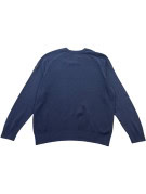 GUESS KNIT SWEATER MINIMAL NAVY MEN PRE OWNED XL