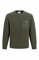 GUESS MAGLIONE MAGLIA MINIMAL VERDE UOMO PRE OWNED XL