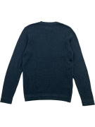 GUESS Πλεκτό Πουλόβερ Waffle Knit Μπλε Ανδρικό L
