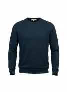 GUESS Πλεκτό Πουλόβερ Waffle Knit Μπλε Ανδρικό L