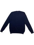 GUESS Ribbed Knit Sweater Original Design Navy Blue Men's Large