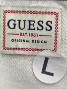 GUESS VINTAGE JUMPER OFF WHITE MALE PRE OWNED L