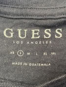 GUESS T SHIRT MINIMAL BLACK MEN PRE OWNED M