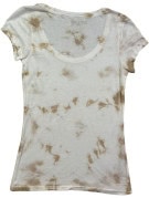 GUESS T SHIRT TIE DYE OFF WHITE ΓΥΝΑΙΚΕΙΟ PRE OWNED S