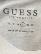 GUESS T SHIRT MINIMAL GRIGIO CHIARO UOMO PRE OWNED L
