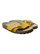 Women’s Birkenstock Madrid Yellow Leather Sandals Size 35