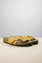 Women’s Birkenstock Madrid Yellow Leather Sandals Size 35