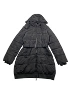 Women’s Puffer Jacket with Belt Black M