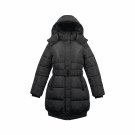 Women’s Puffer Jacket with Belt Black M