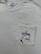 Guy Harvey T-Shirt Vintage Pocket Logo White Men’s L