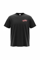 HANES BEEFY T T SHIRT GRAPHIC NERO SBIADITO UNISEX PRE OWNED XL