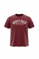Hanes ComfortSoft Myrtle Beach South Carolina T-Shirt Rosso Unisex