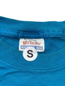 HANES GRAPHIC TEE STREETWEAR BLUE MEN PRE OWNED S
