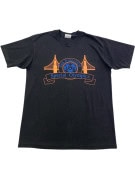 HANES ΜΠΛΟΥΖΑ GRAPHIC VINTAGE ΞΕΘΩΡΙΑΣΜΕΝΟ ΜΑΥΡΟ ΑΝΤΡΙΚΟ PRE OWNED L